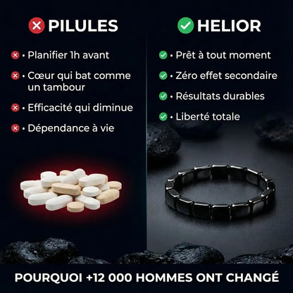 Helior - Bracelet en hematite