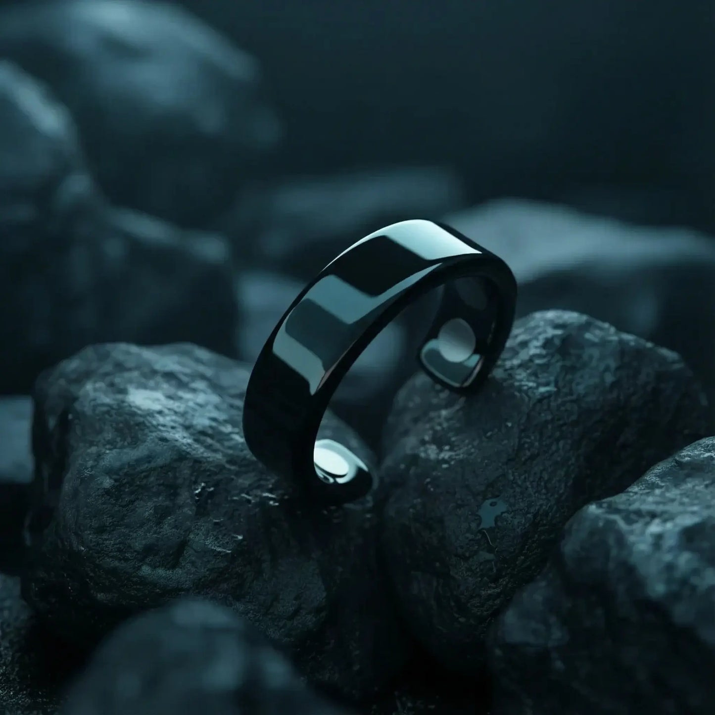 Helior – Bague en Hématite • Offre 2026 : -60%