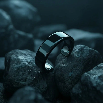 Helior – Bague en Hématite • Offre 2026 : -60%